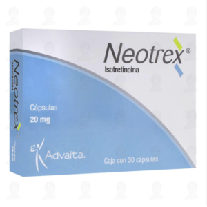 Isotretinoína 20mg (Neotrex) 30 cápsulas